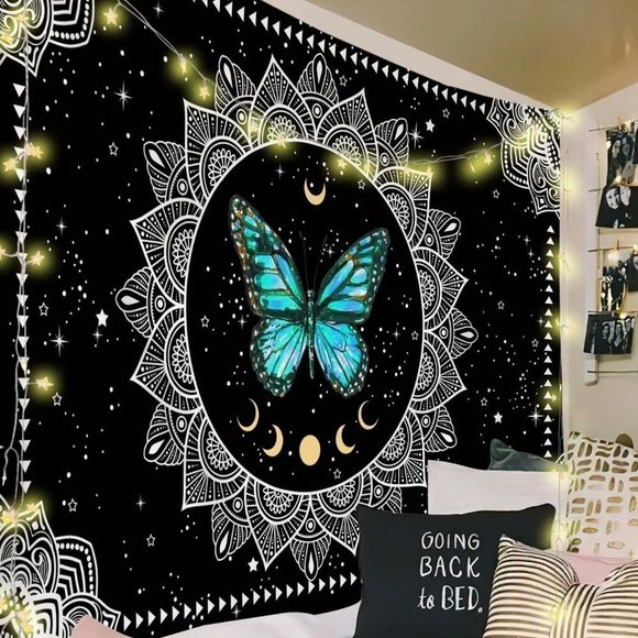 . Other - Butterfly Moon Wall Tapestry Decor